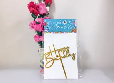 Happy Birthday Topper (Assorted Design)