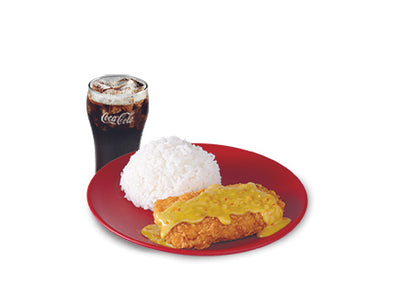 Golden Chicken Curry Fillet and Regular Drink Meal