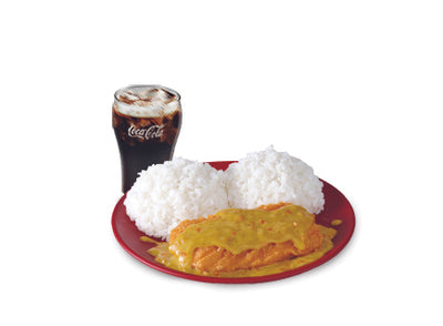Sulit Busog Meal Golden Chicken Curry Fillet with Extra Rice Meal